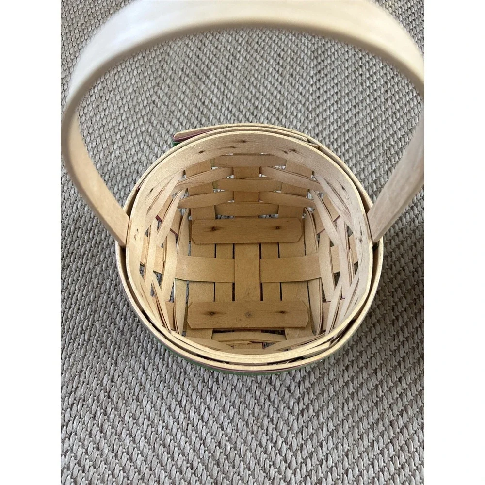Longaberger 1999 Easter Basket With Jellybean Liner